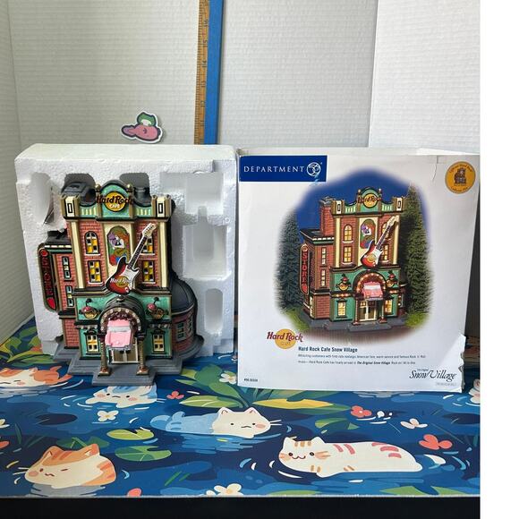Department 56 Hard Rock Cafe Snow Village